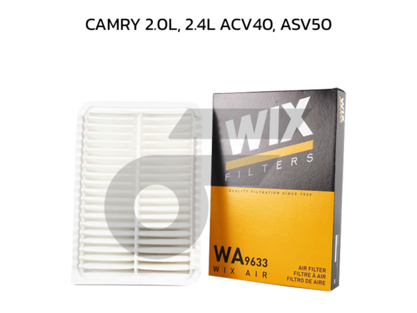 WIX ไส้กรองอากาศ CAMRY 2.0L, 2.4L ACV40, ASV50