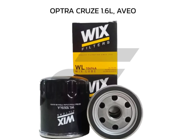 WIX ไส้กรองน้ำมันเครื่อง OPTRA CRUZE 1.6L, AVEO