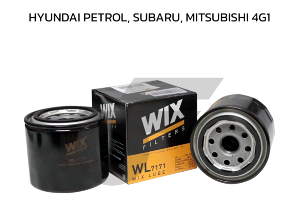 WIX ไส้กรองน้ำมันเครื่อง HYUNDAI PETROL, SUBARU, MITSUBISHI 4G1