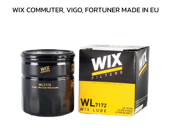 WIX ไส้กรองน้ำมันเครื่อง COMMUTER, VIGO, FORTUNER MADE IN EU